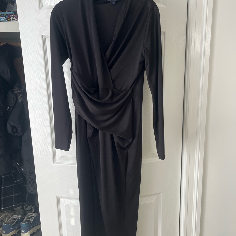 RACHEL Rachel Roy Black Long Sleeve Dress